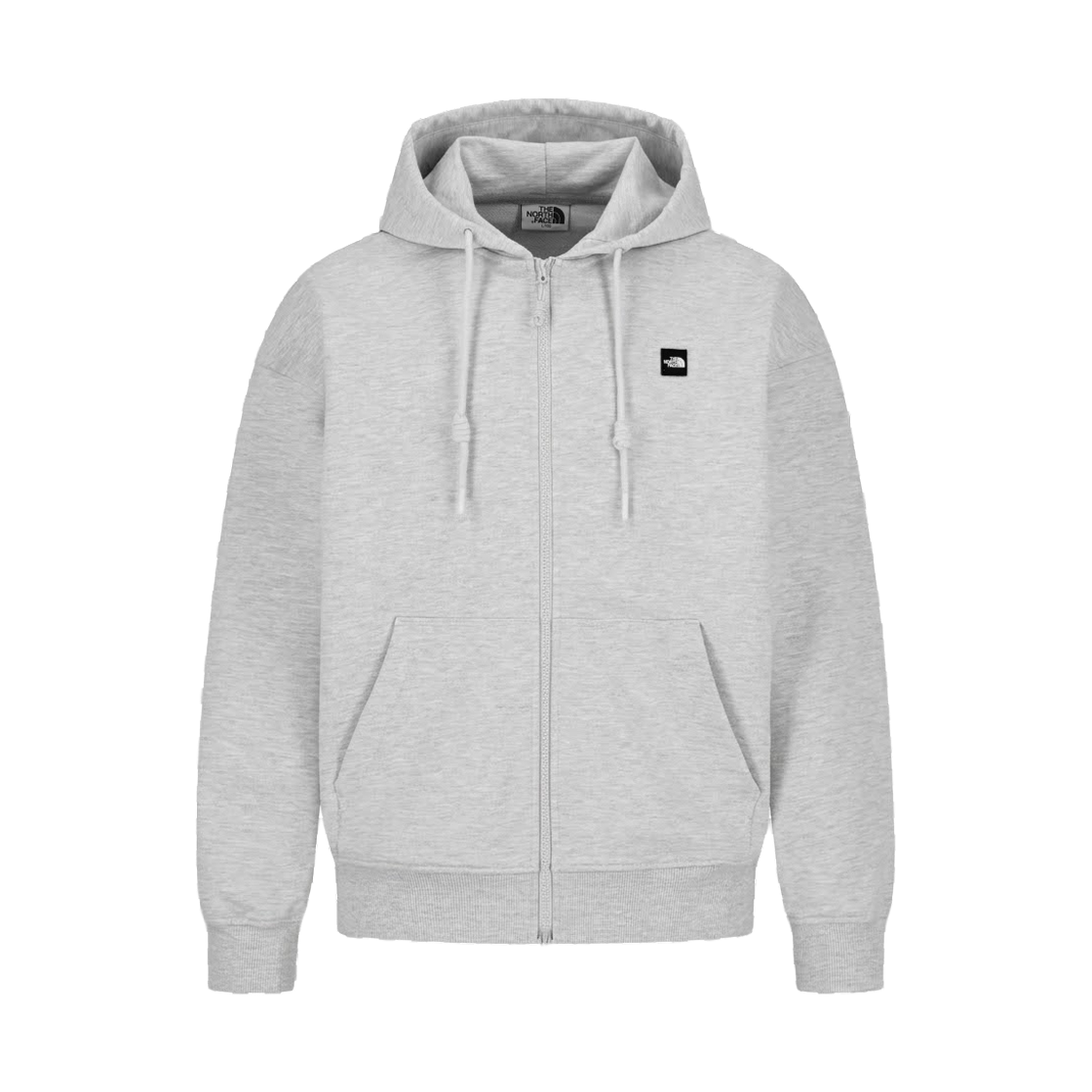 NJ5JS01K The North Face White Label WL Hood Zip-Up Melange Grey