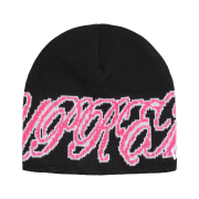 Supreme New Era Cursive Beanie Black - 26SS