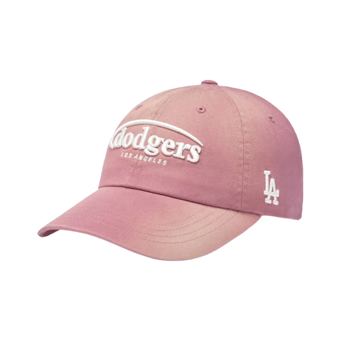 MLB 빈티지 워싱 커브 로고 언스트럭쳐 볼캡 LA다저스 핑크(MLB Vintage Washing Curve Logo Unstructured Ball Cap LA Dodgers Pink)
