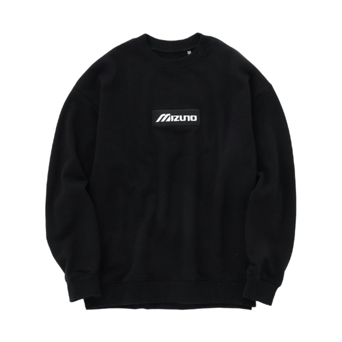 52JCD07109 Mizuno Box Logo Crewneck Sweatshirt Black