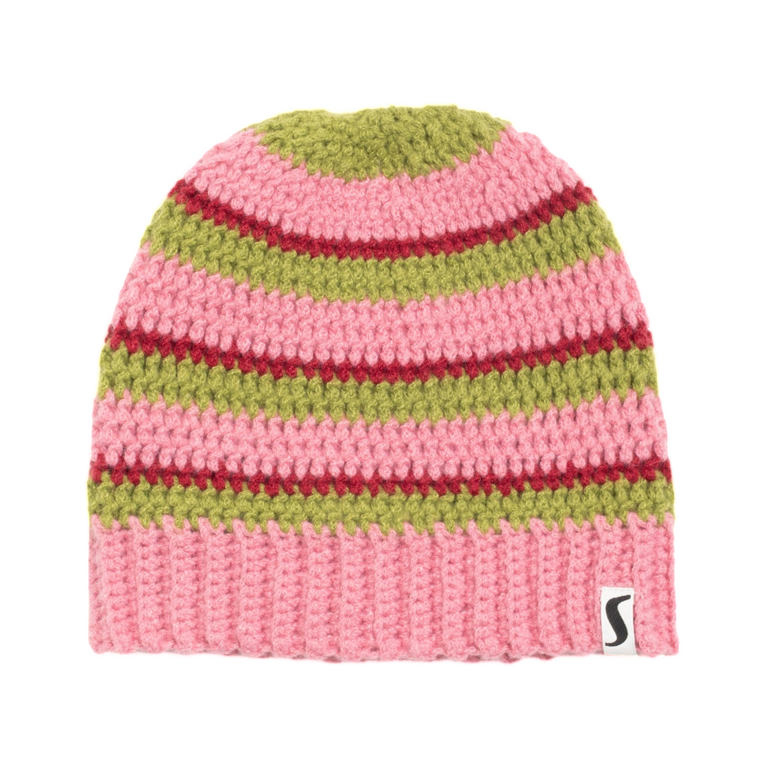 1321251 Stussy Stripe Knit Skullcap Pink
