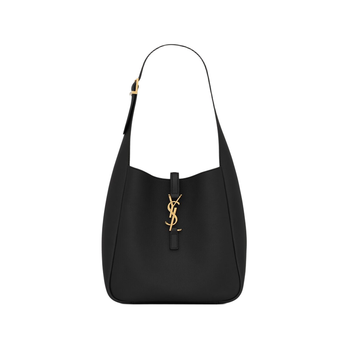 850533-AAAUQ-1000 Saint Laurent Le 5 A 7 Supple Small Bag in Grained Leather Black