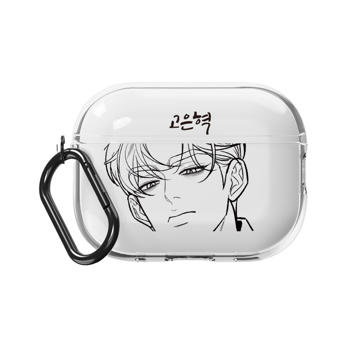 S800430007 SINJIMORU X NAVER WEBTOON Go Eun-hyeok Clear AirPods Buds Case TPU for Pro Live 4 3 2 1