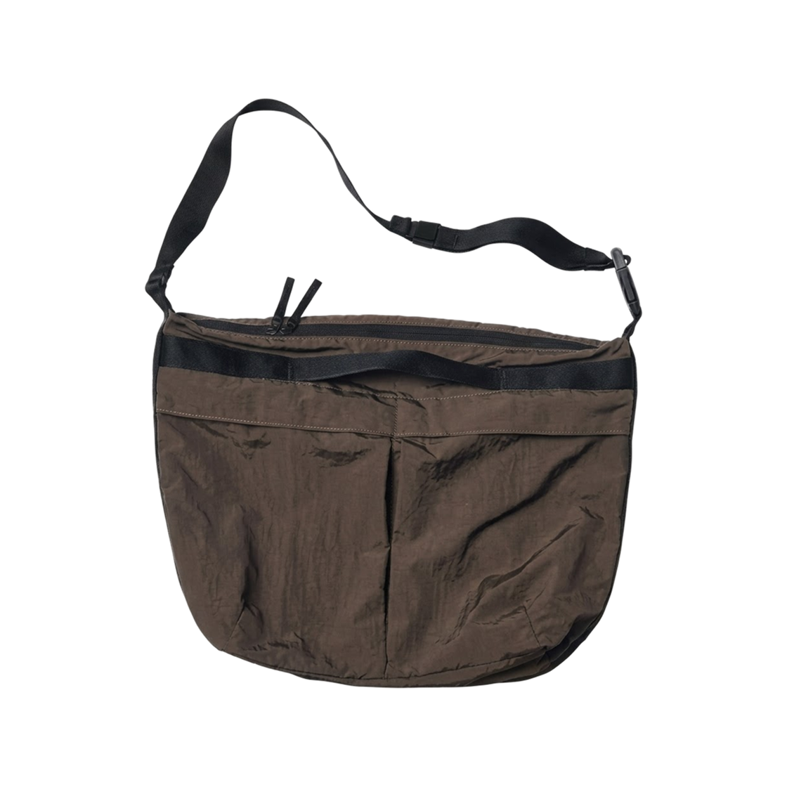유니클로 U 패커블 숄더백 다크 브라운(Uniqlo U Packable Shoulder Bag Dark Brown)