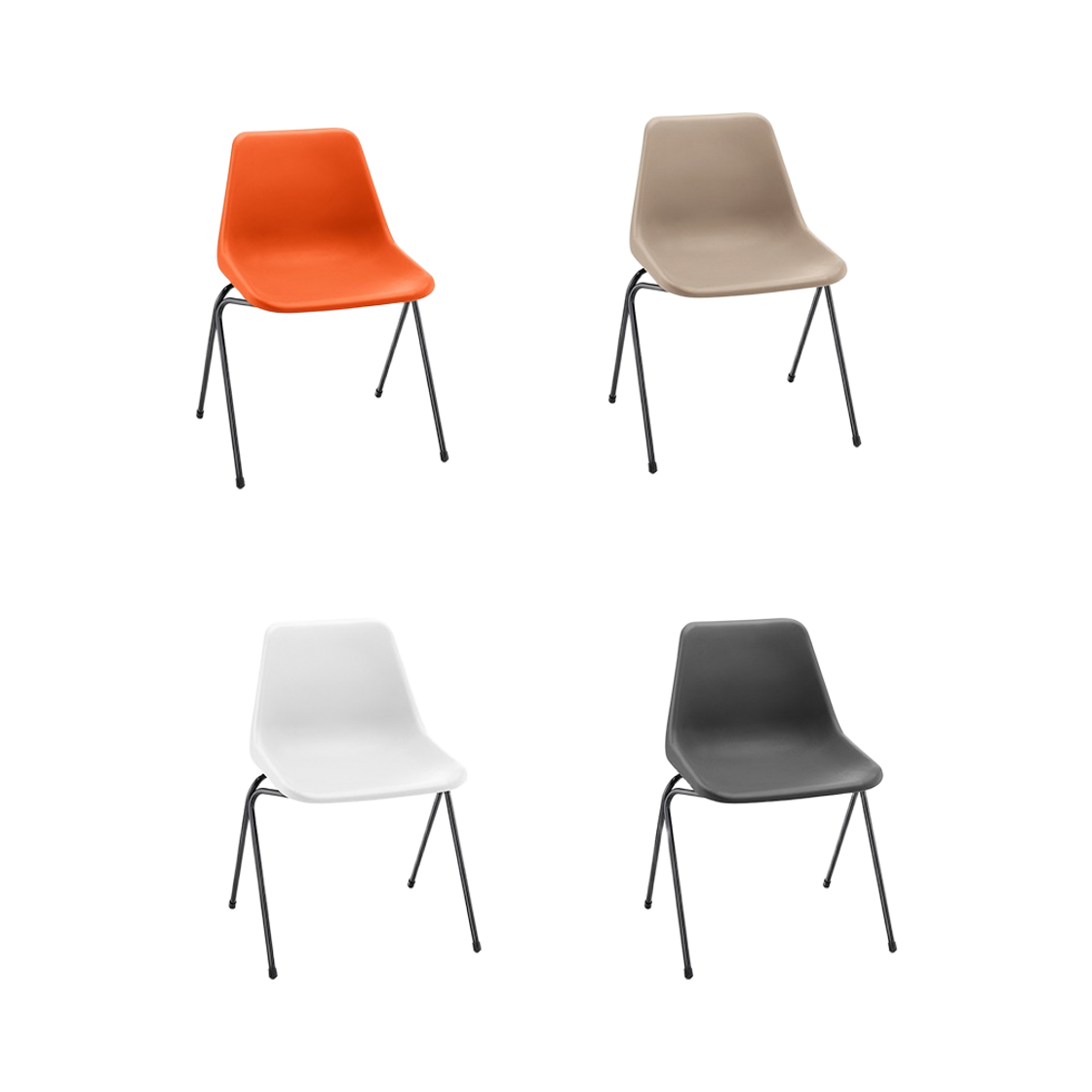 이노메싸 힐레 폴리사이드 체어 블랙 프레임(INNOMETSA HILLE Polyside Chair Black Frame)
