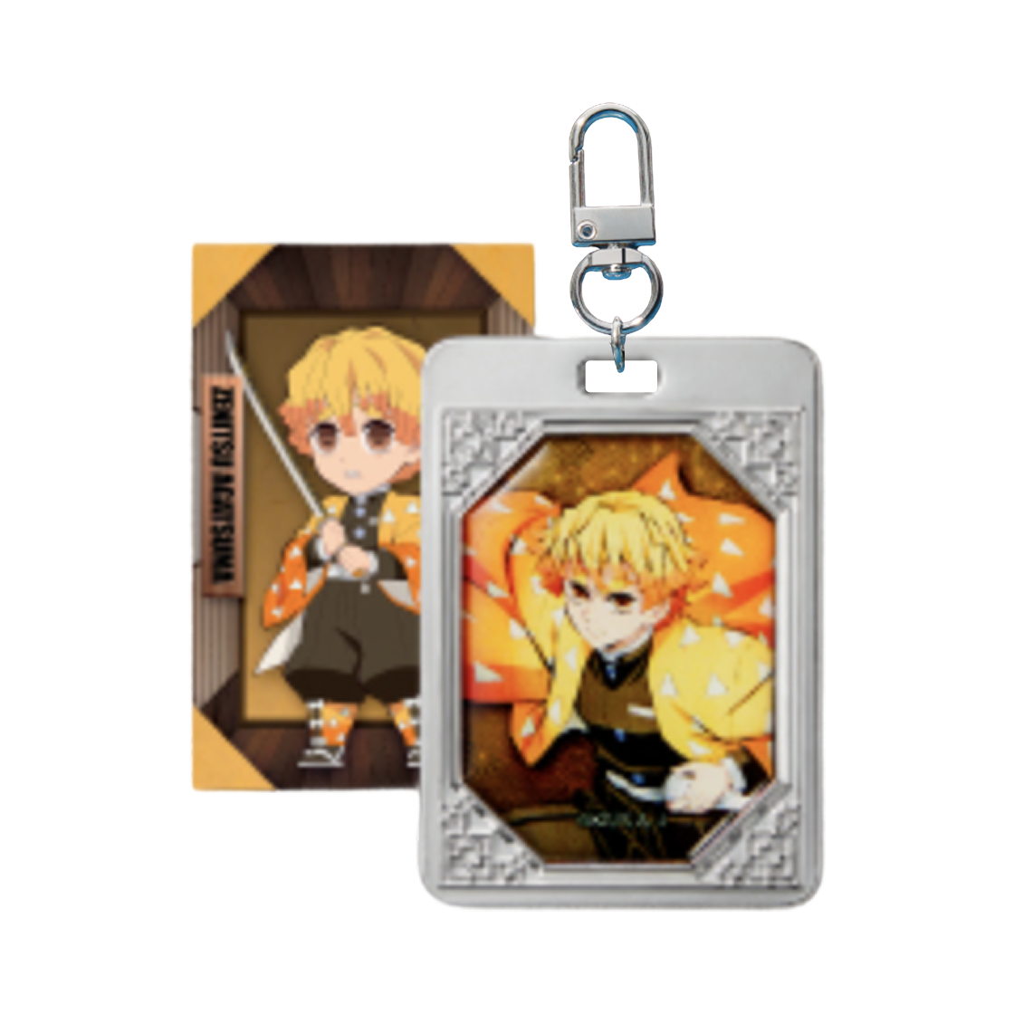 CGV x 귀멸의 칼날 캐릭터 랜덤 메탈 키링 아가츠마 젠이츠 (개봉)(CGV x Demon Slayer Kimetsu Random Metal Keyring Zenitsu Agatsuma (Opened)) - 1