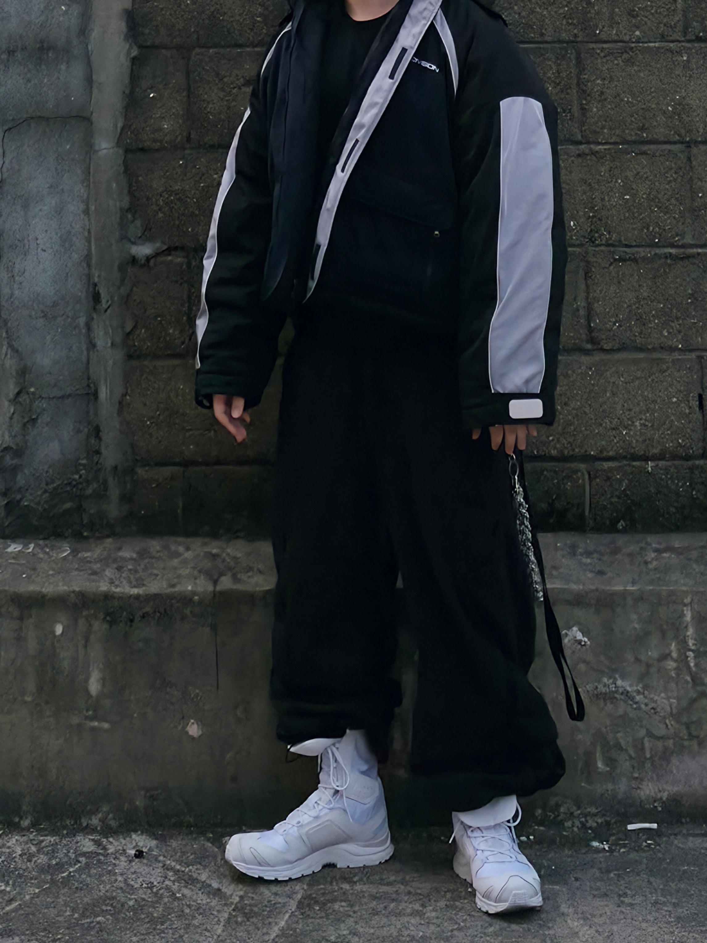 Salomon x Rier XA Jungle White 착용 스타일 - 1