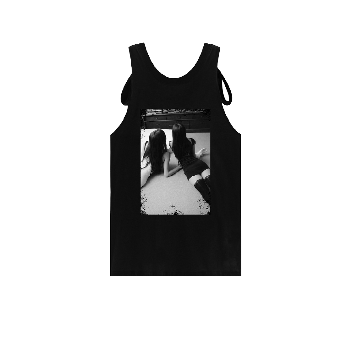 Bonnae-173 Bonnae Muffler Dress Black