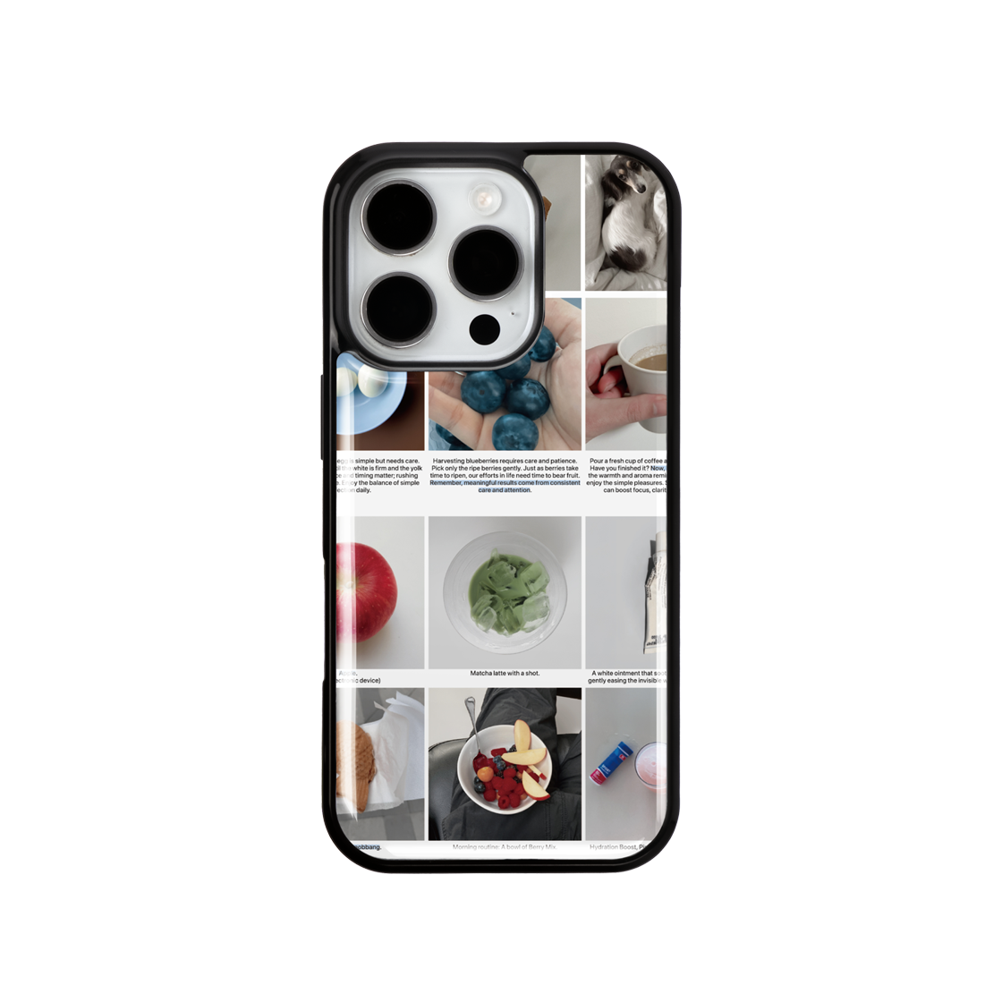8800231102128 Duitproject Fruits (B) Case Epoxy Case Black (DC027)