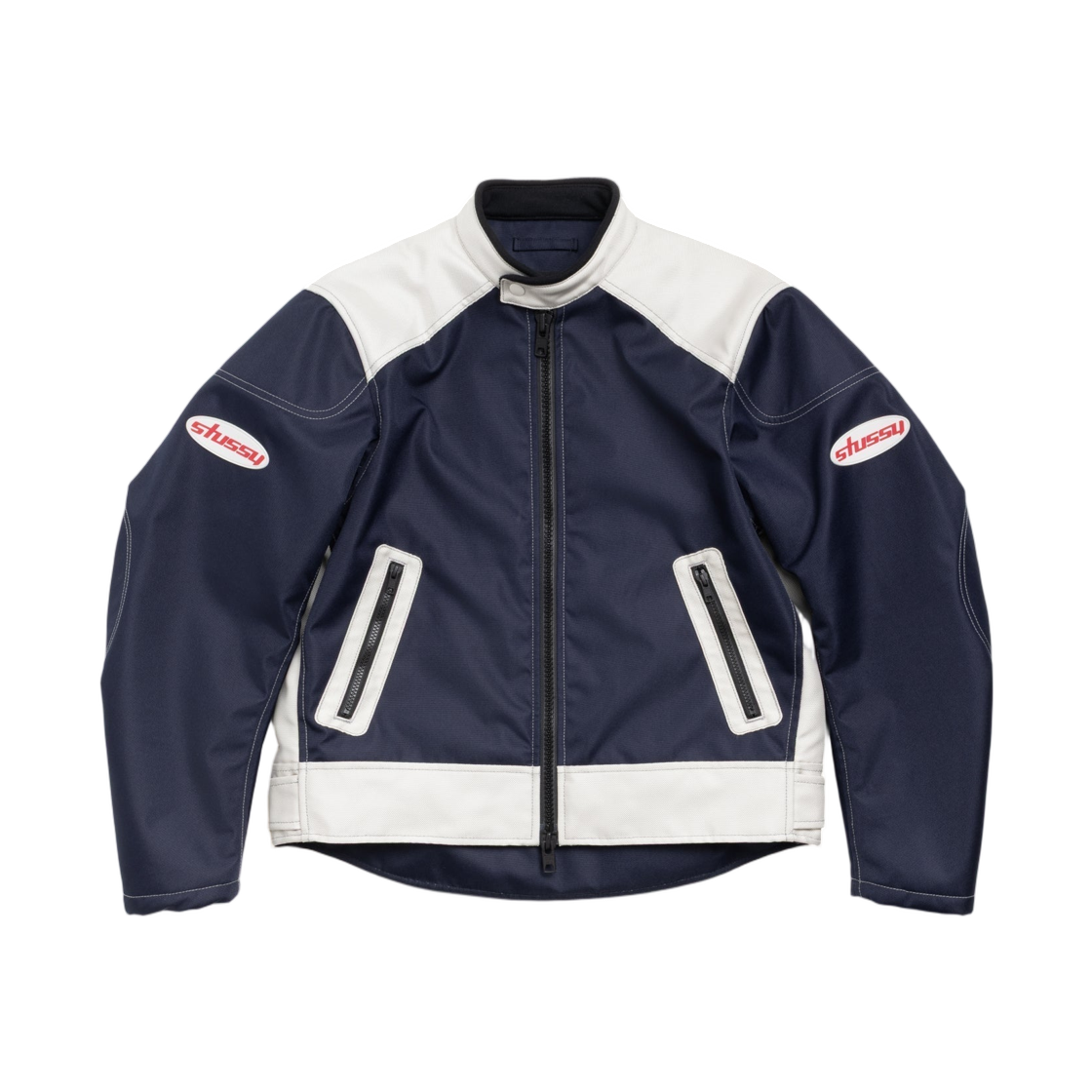 115910 Stussy Moto Jacket Navy