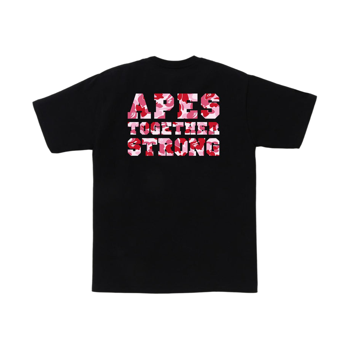 베이프 ABC 카모 컬리지 에어샷 티셔츠 블랙 핑크(BAPE ABC Camo College Ats T-Shirt Black Pink) - 2