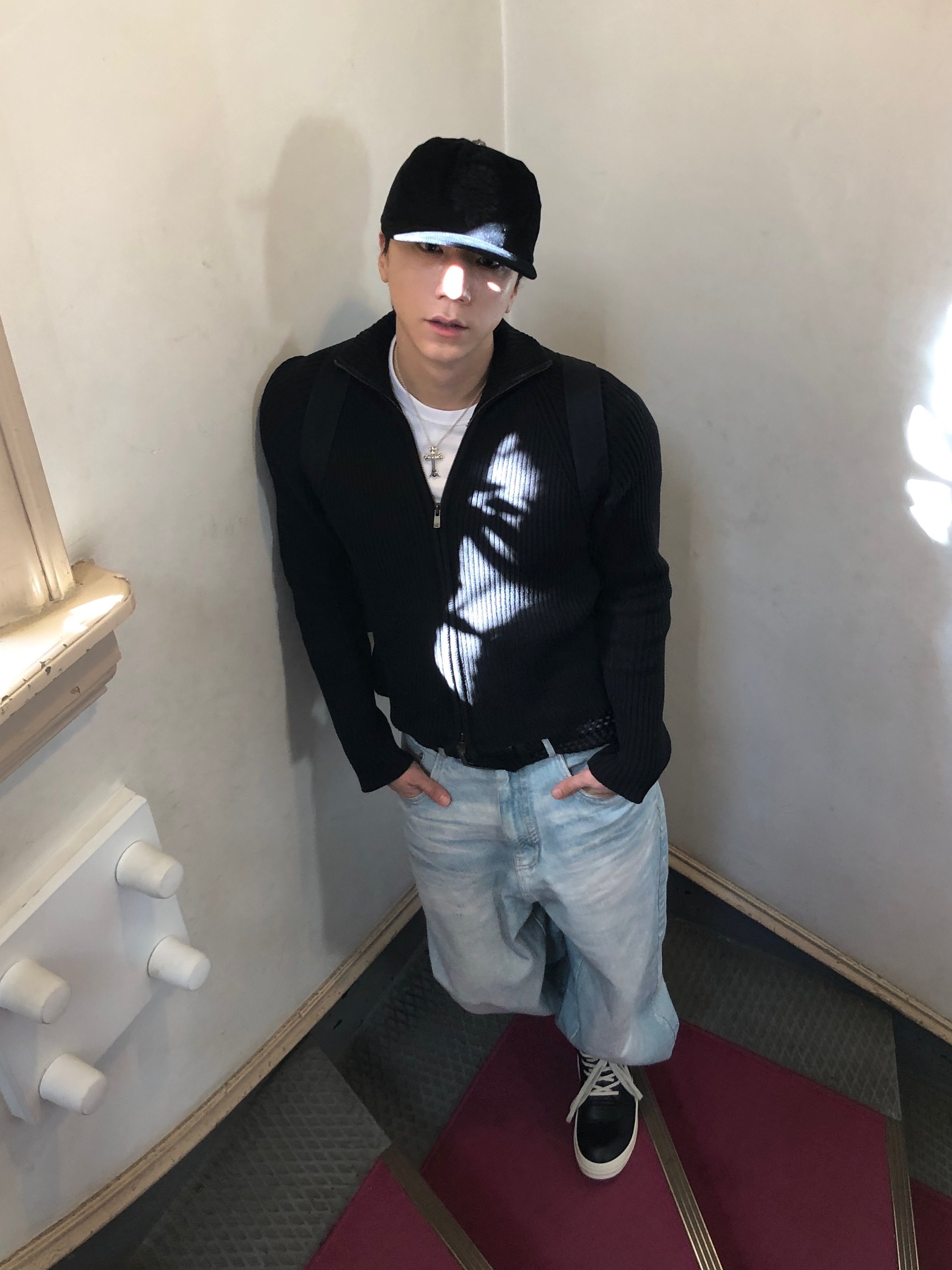 Chrome Hearts Cemetery Ring Silver, Hansroom Chrome Hearts BS Fleur Patch Cashmere Beanie 착용 스타일 - 10