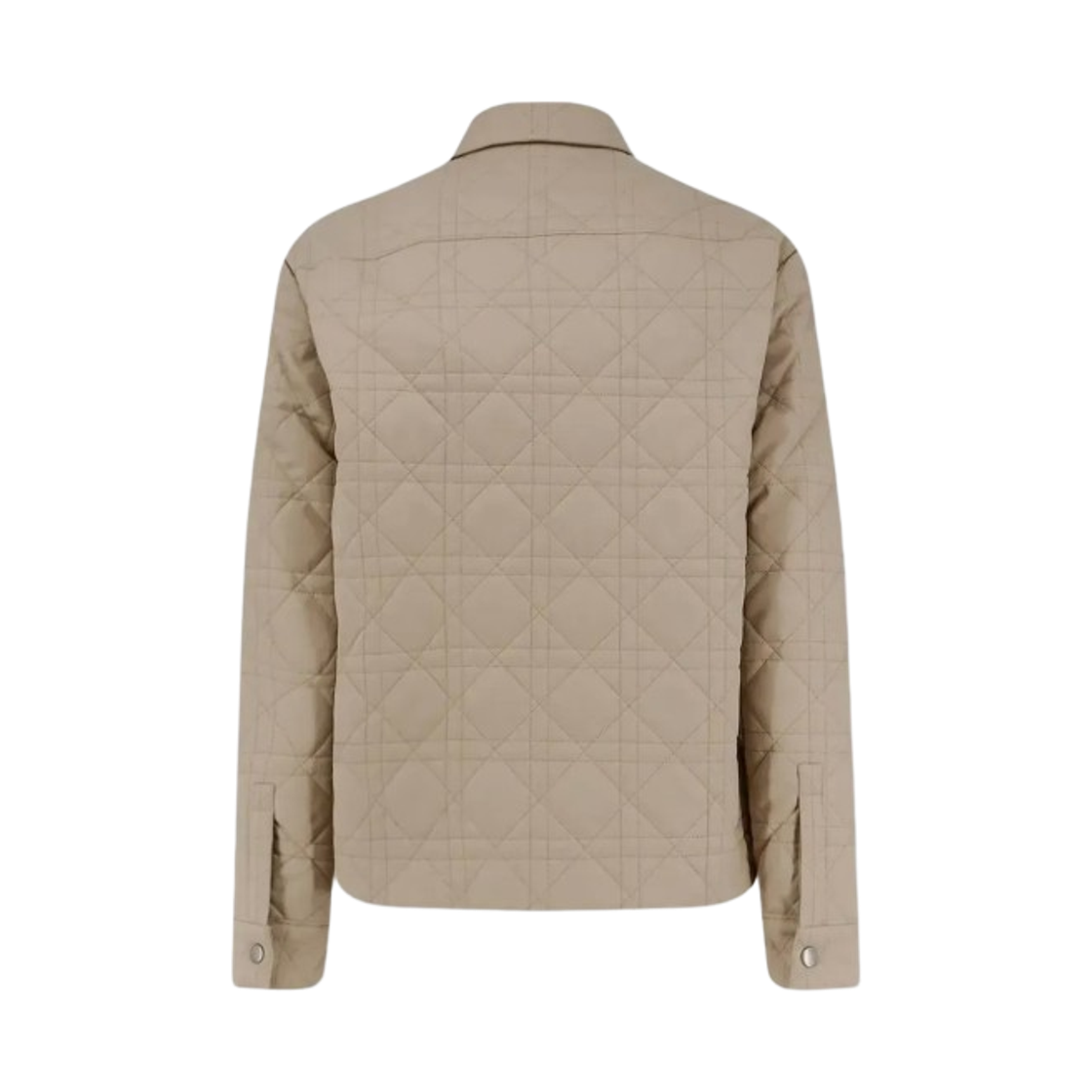 디올 레더 디올 패치 까나쥬 오버셔츠 베이지(Dior Leather Dior Patch Cannage Overshirt Beige) - 2