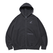 Honda Pigment Hoodie Zip-Up Black