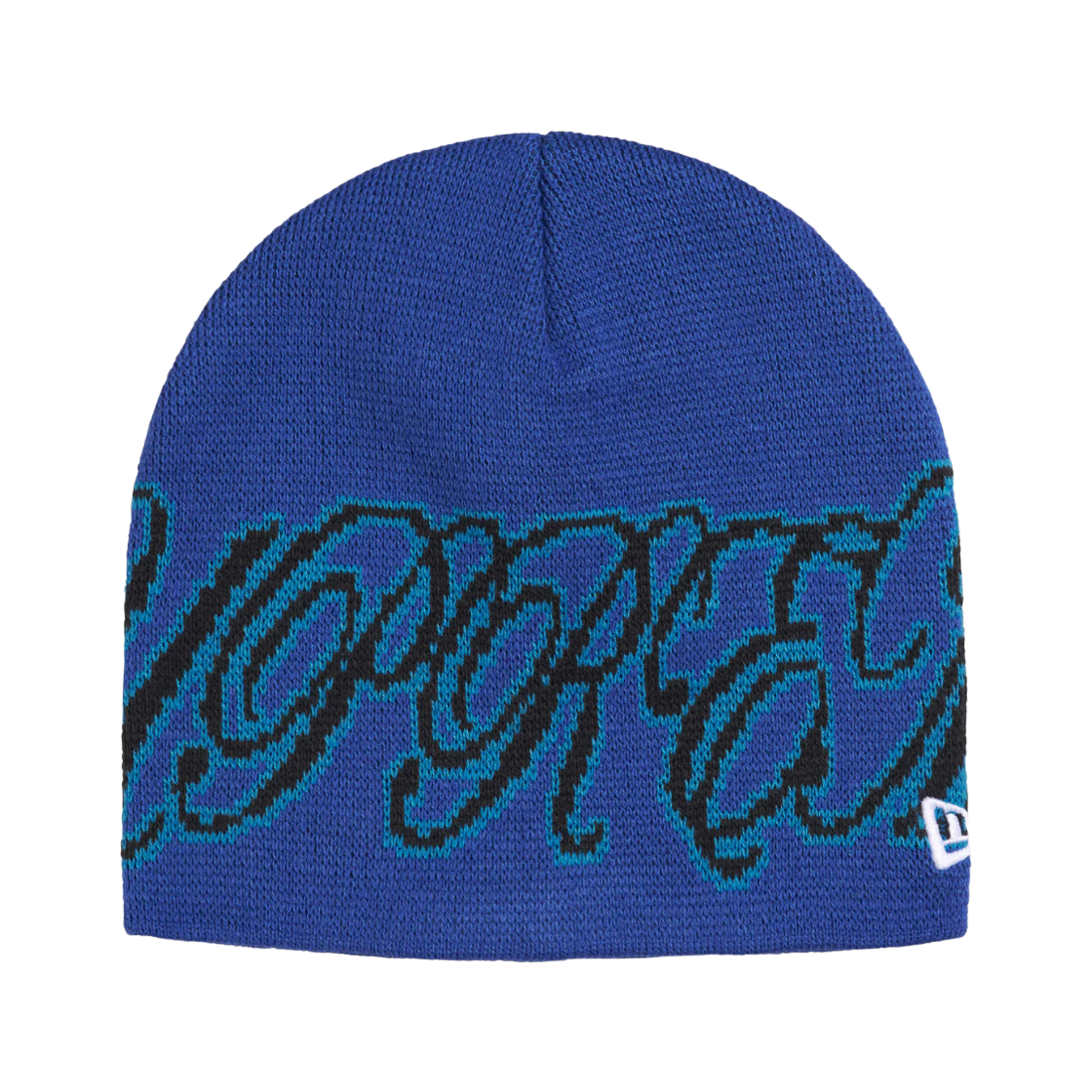 - Supreme New Era Cursive Beanie Royal - 26SS