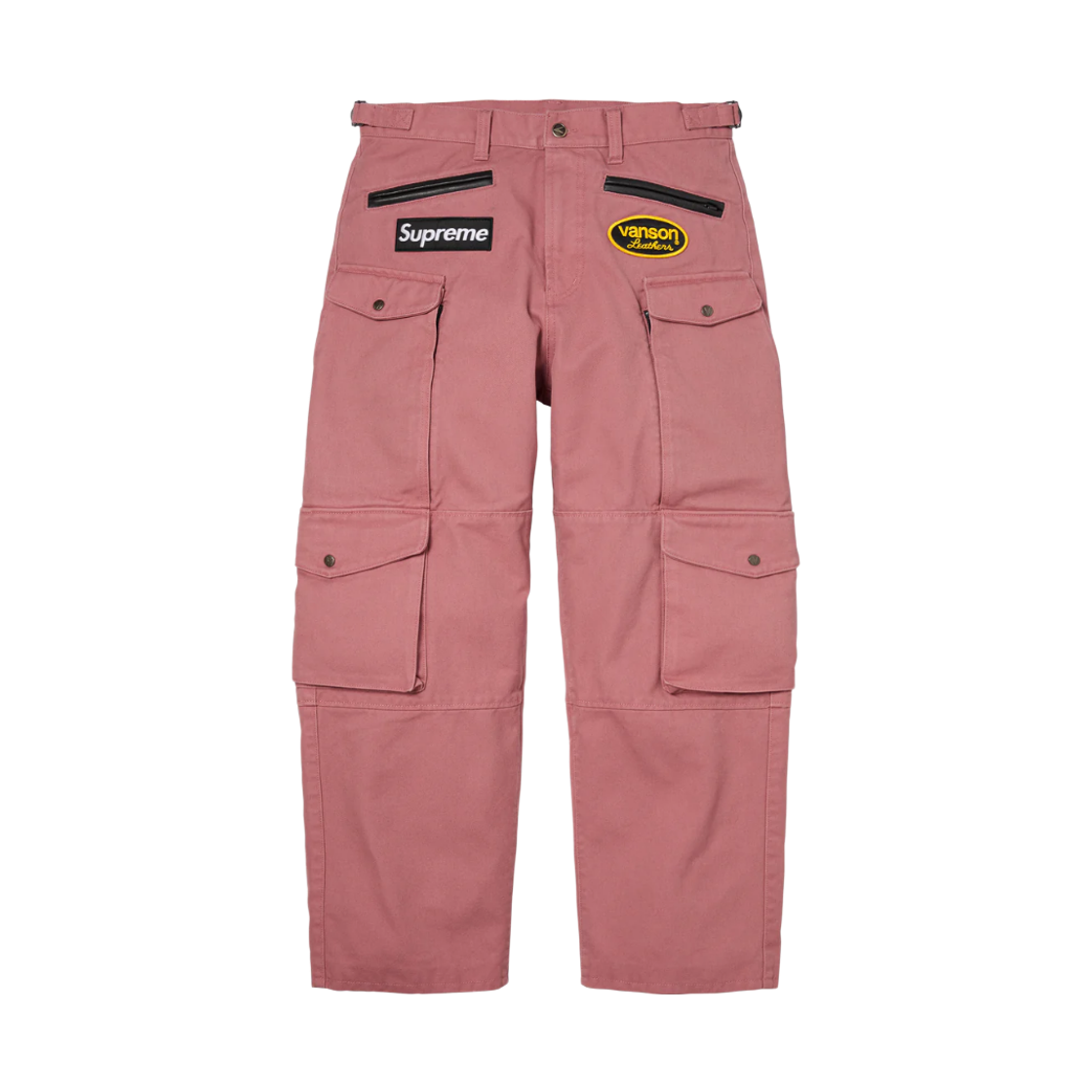 슈프림 x 밴슨 레더스 코듀라 팬츠 핑크 - 26SS