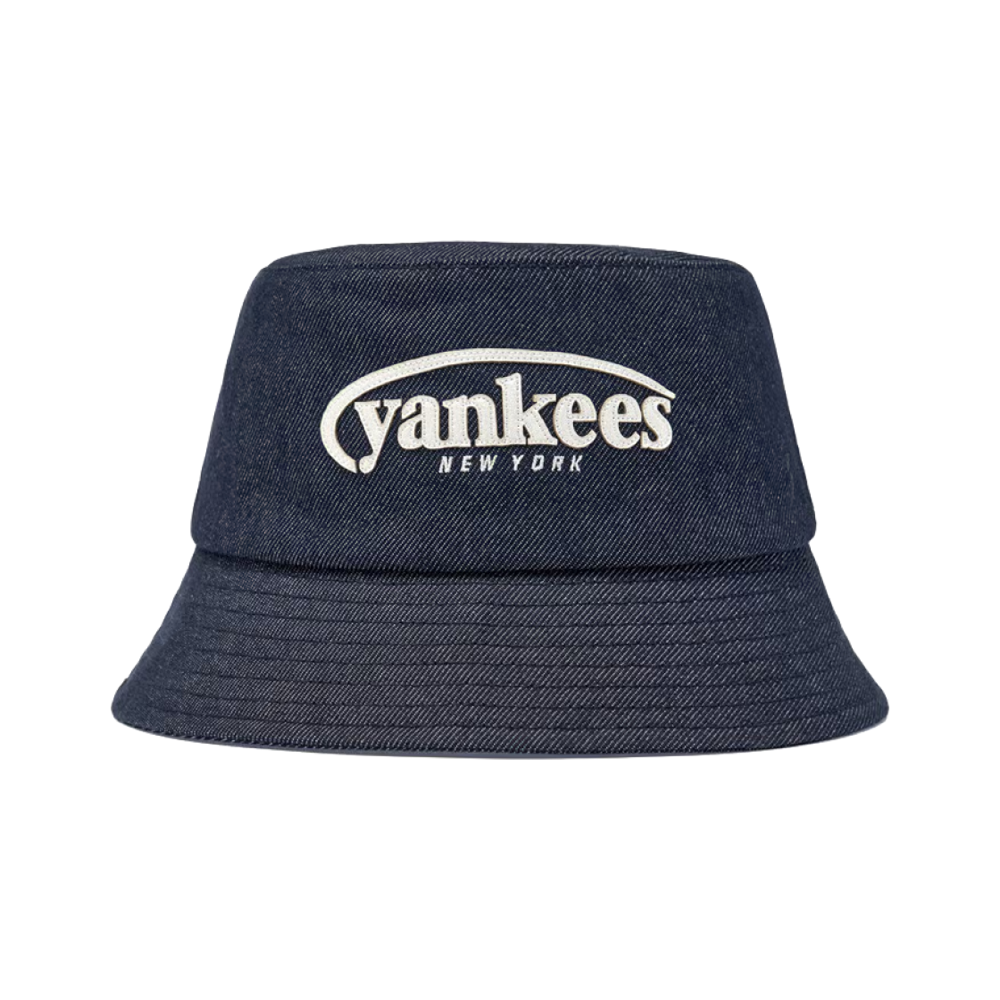 MLB 빈티지 데님 커브 로고 버킷햇 뉴욕양키스 인디고(MLB Vintage Denim Curve Logo Bucket Hat New York Yankees Indigo) - 1