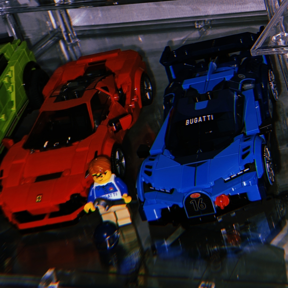 Lego Speed Champions Bugatti Vision GT Hyper Sports Car 착용 스타일