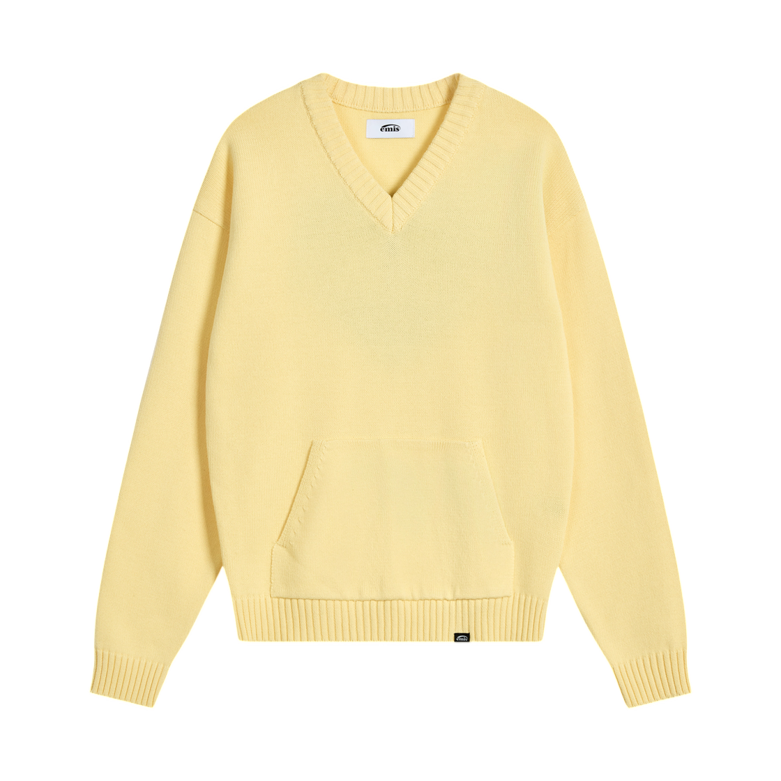 이미스 하트 로고 포켓 풀오버 옐로우(Emis Heart Logo Pocket Pullover Yellow) - 1