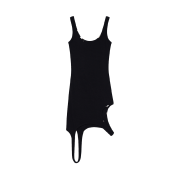 Bonnae Asymmetric Dress Black