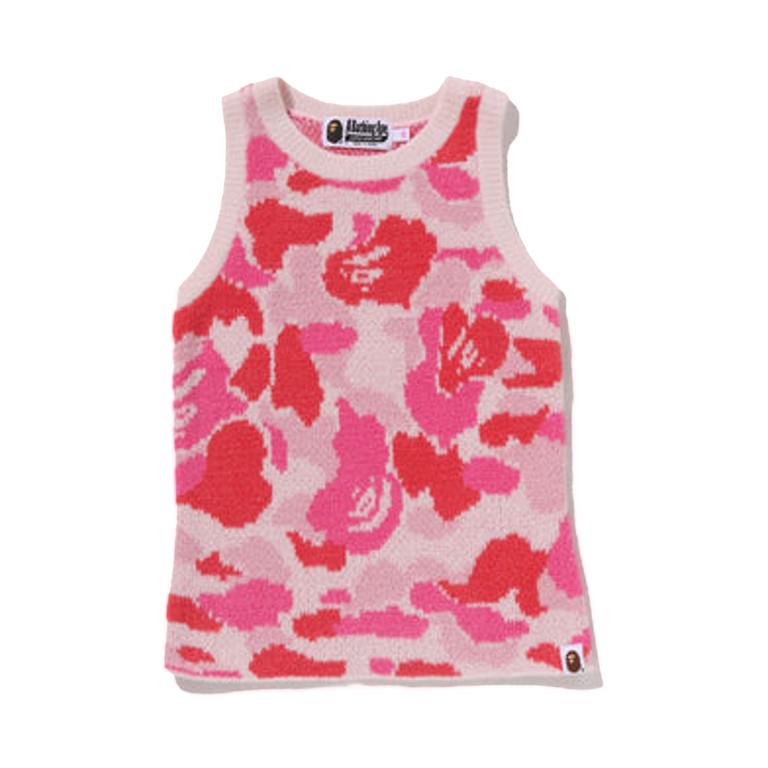 - (W) BAPE ABC Camo Towel Jacquard Tank Top Pink