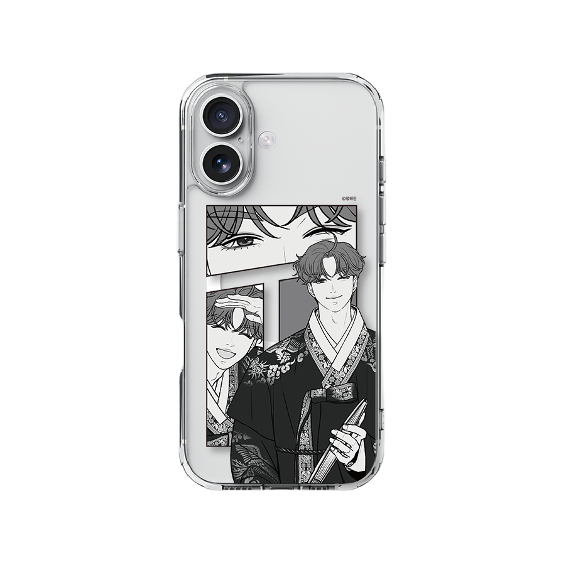 S800400202 SINJIMORU X NAVER WEBTOON Kwon Min-woo Cartoon Drawing MagSafe Galaxy Clear Case M-Airclo Basic