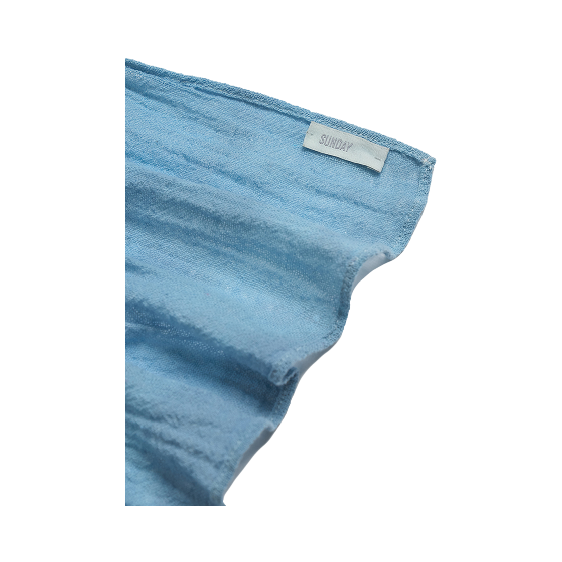 선데이세레머니 로우 내추럴 스카프 - 인디고 다이드(Sunday Ceremony Raw Natural Scarf - Indigo Dyed) - 4