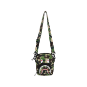 BAPE ABC Camo Shark Mini Bag Green
