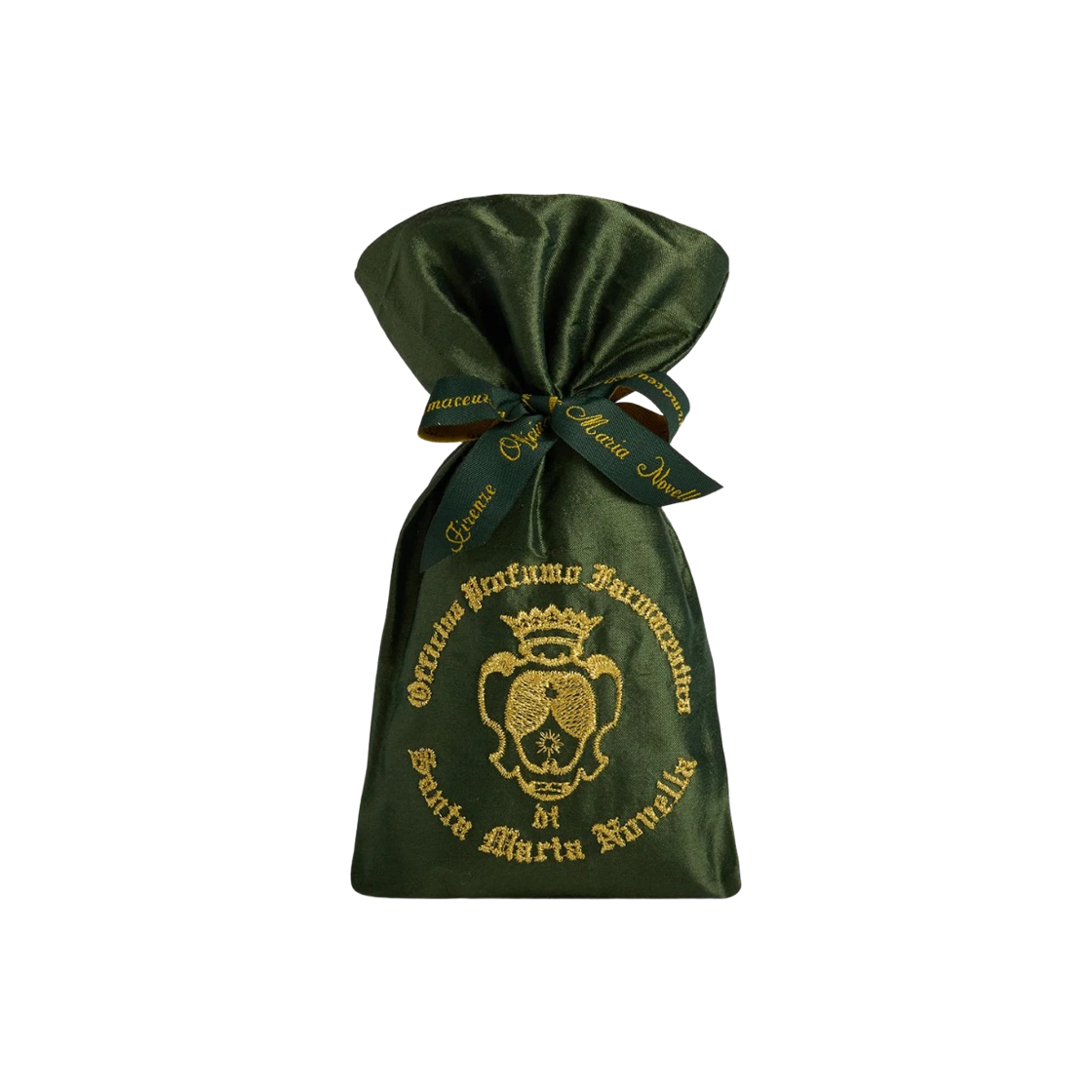 - Santa Maria Novella Pot Pourri in Embroidered Silk Sachet Green 40g