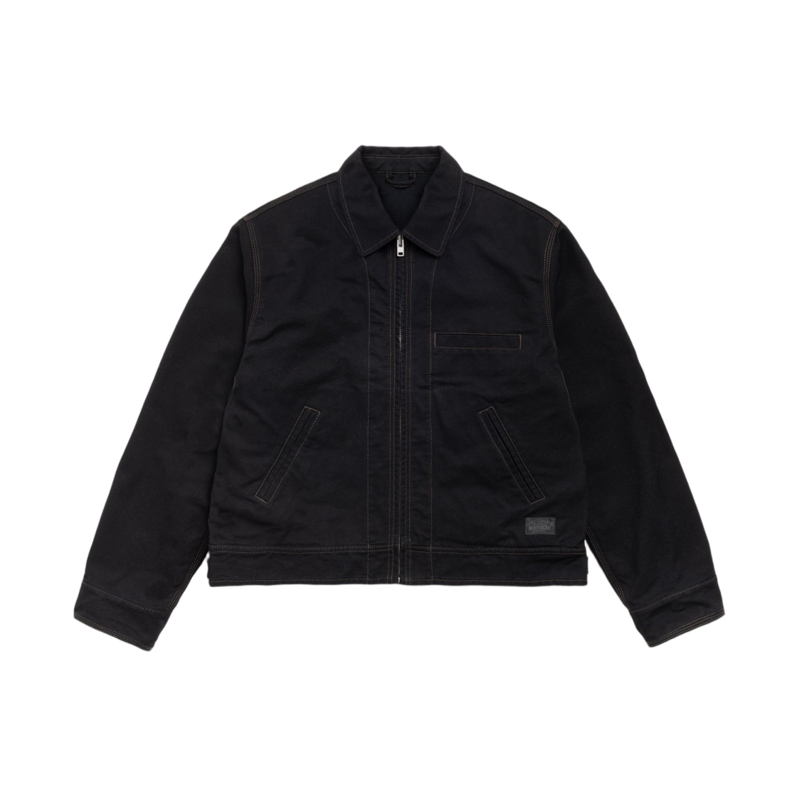 스투시 워크 자켓 칼라드 블랙(Stussy Work Jacket Collared Black)