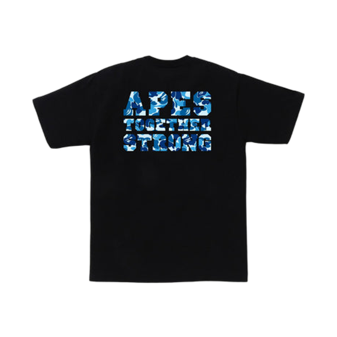 베이프 ABC 카모 컬리지 ATS 티셔츠 블랙 블루(BAPE ABC Camo College Ats T-Shirt Black Blue) - 2