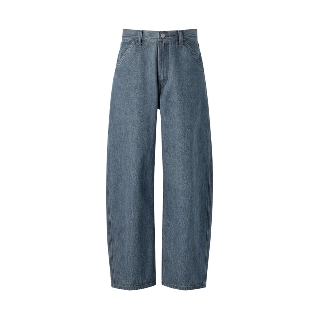 유니클로 U 와이드 테이퍼드 진 블루(Uniqlo U Wide Tapered Jeans Blue)