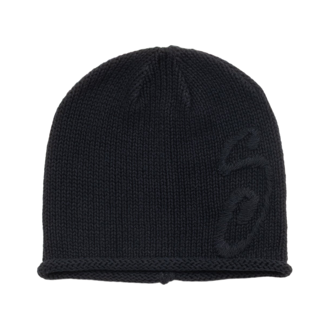 스투시 S 니트 스컬캡 블랙(Stussy S Knit Skullcap Black)