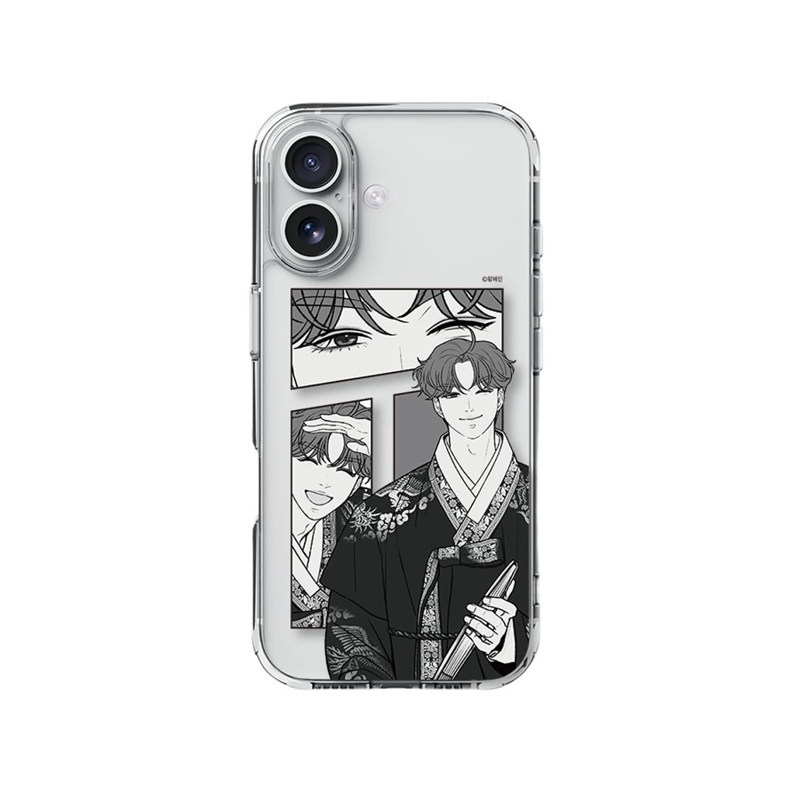 S800410177 SINJIMORU X NAVER WEBTOON Kwon Min-woo Cartoon Drawing  Galaxy Clear Case Airclo