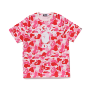 BAPE ABC Camo College T-Shirt Pink
