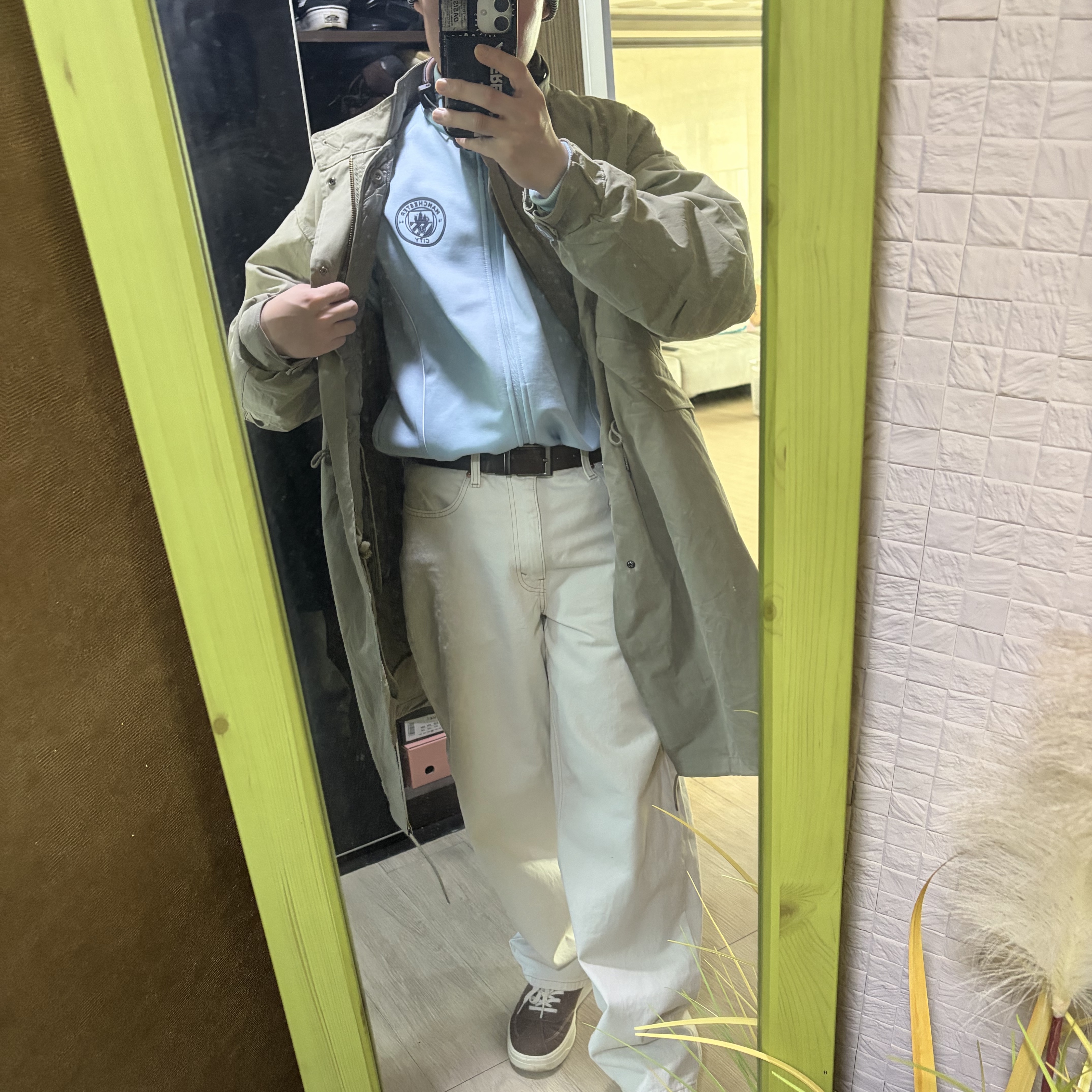 Freak's Store M-65 Mods Coat Liner Set Beige, Puma Manchester City King 2025/26 Anthem Jacket Silver Sky 착용 스타일 - 1