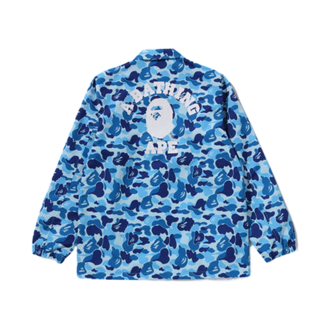 (키즈) 베이프 ABC 카모 컬리지 코치 자켓 블루((Kids) BAPE ABC Camo College Coach Jacket Blue) - 2