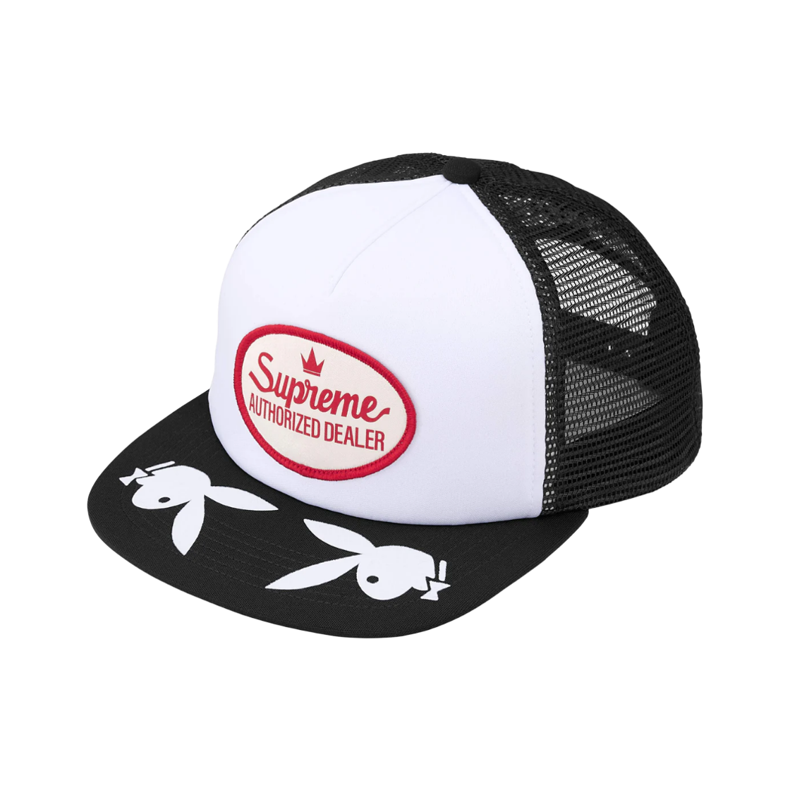 슈프림 x 플레이보이 메쉬 백 5-패널 블랙 - 26SS