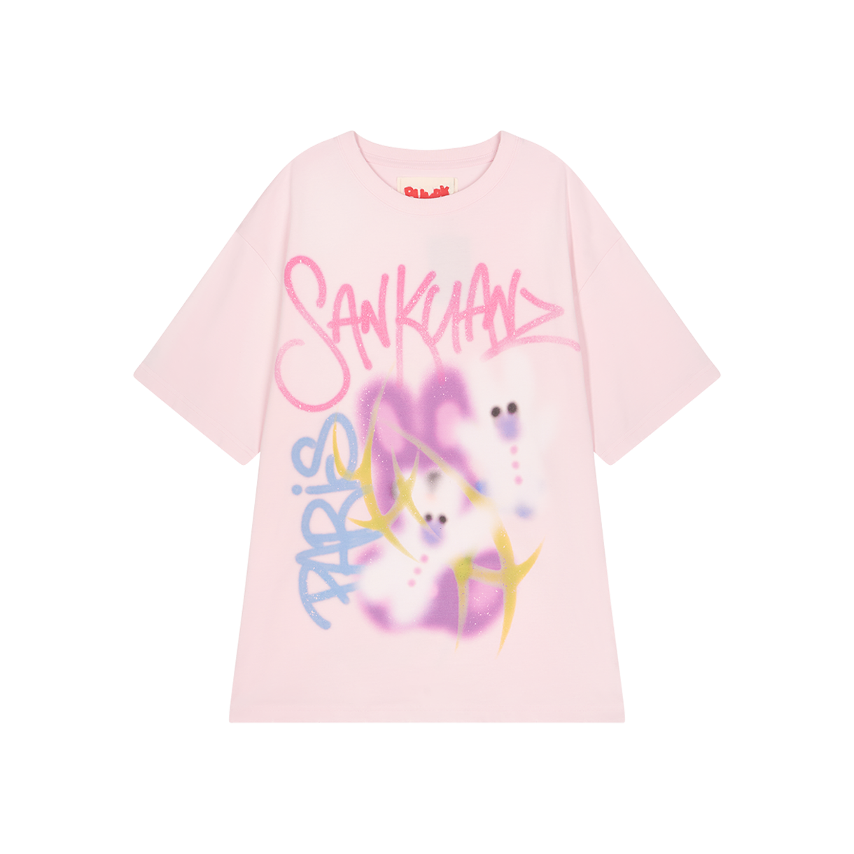 산쿠안즈 S25SSUTS0183 그래픽 숏 슬리브 핑크 - 26SS(Sankuanz S25SSUTS0183 Graphic Short Sleeve Pink - 26SS)