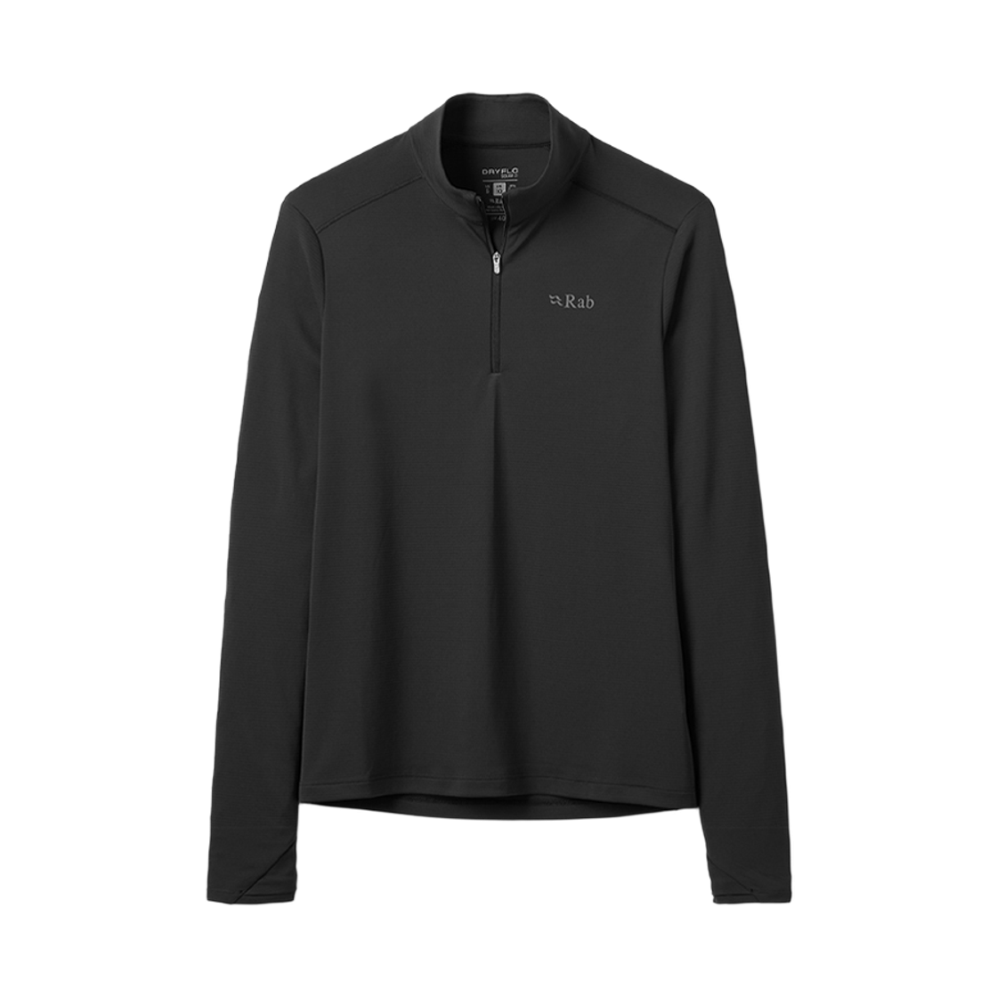 랩 포스 LS 집 여 블랙(Rab Force LS Zip Wmns Black)