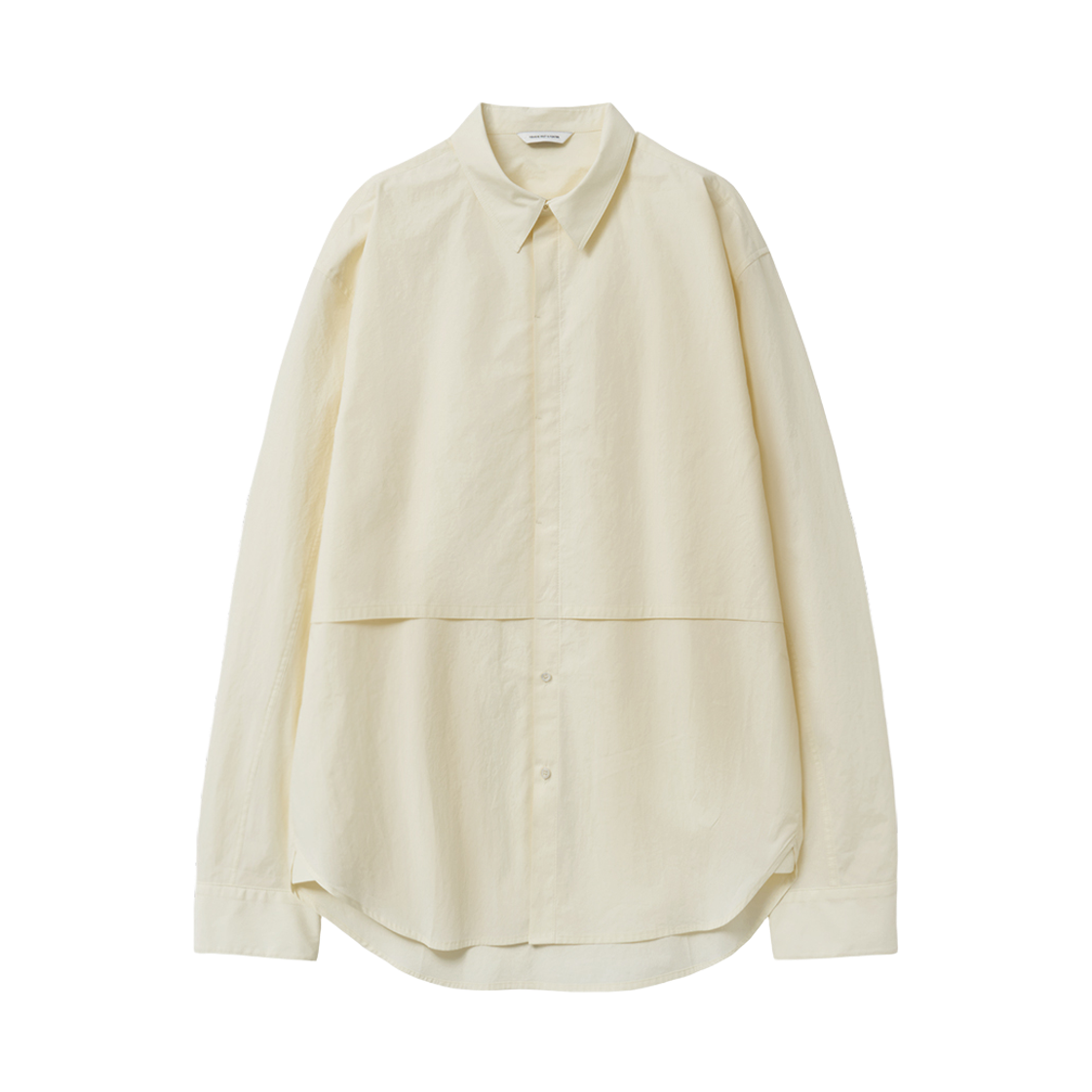 유체 디비전 셔츠 페일 옐로우