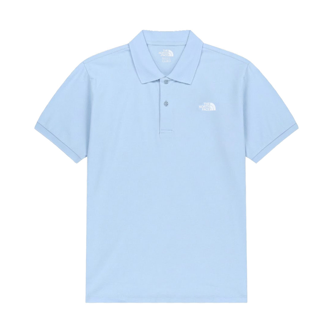 NT7PS01L The North Face White Label Vaiden S/S Polo Light Blue
