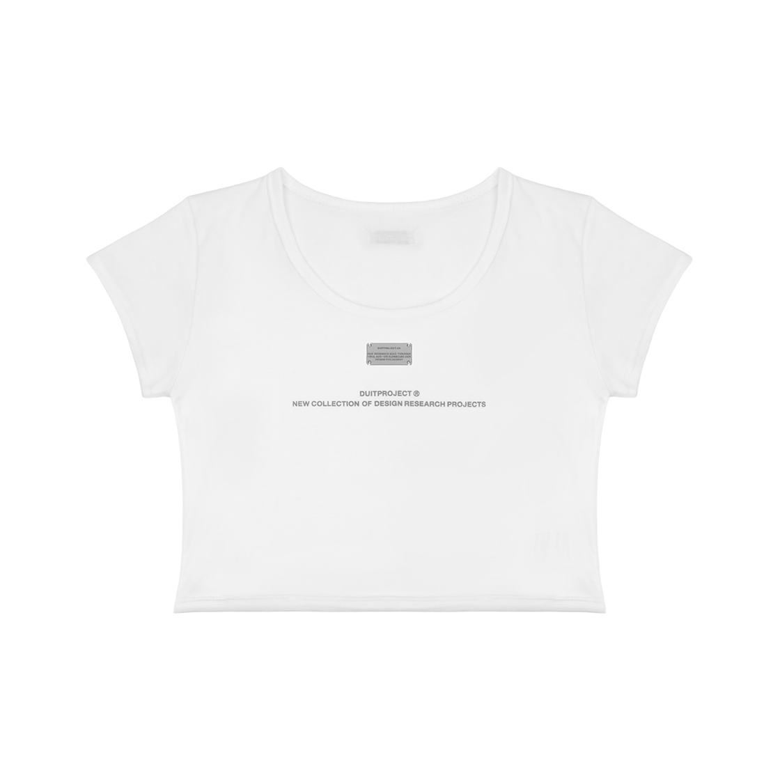 더트프로젝트 더트 크롭 티 (화이트)(Duitproject DUIT CROP T (White))