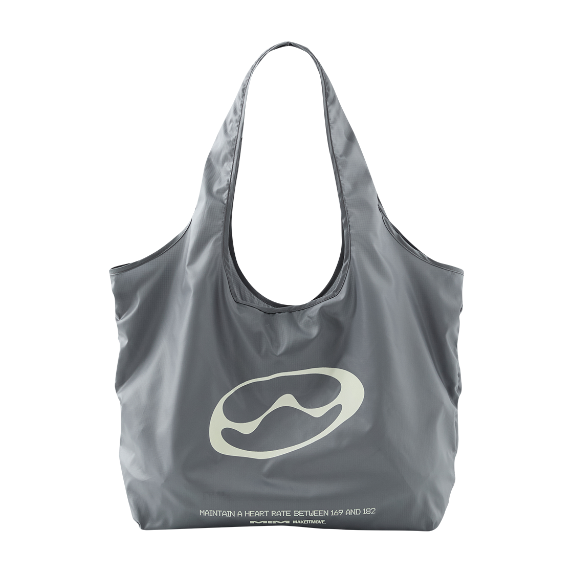 엠아이엠 로고 토트백 그레이(MIM Logo Tote Bag Grey)