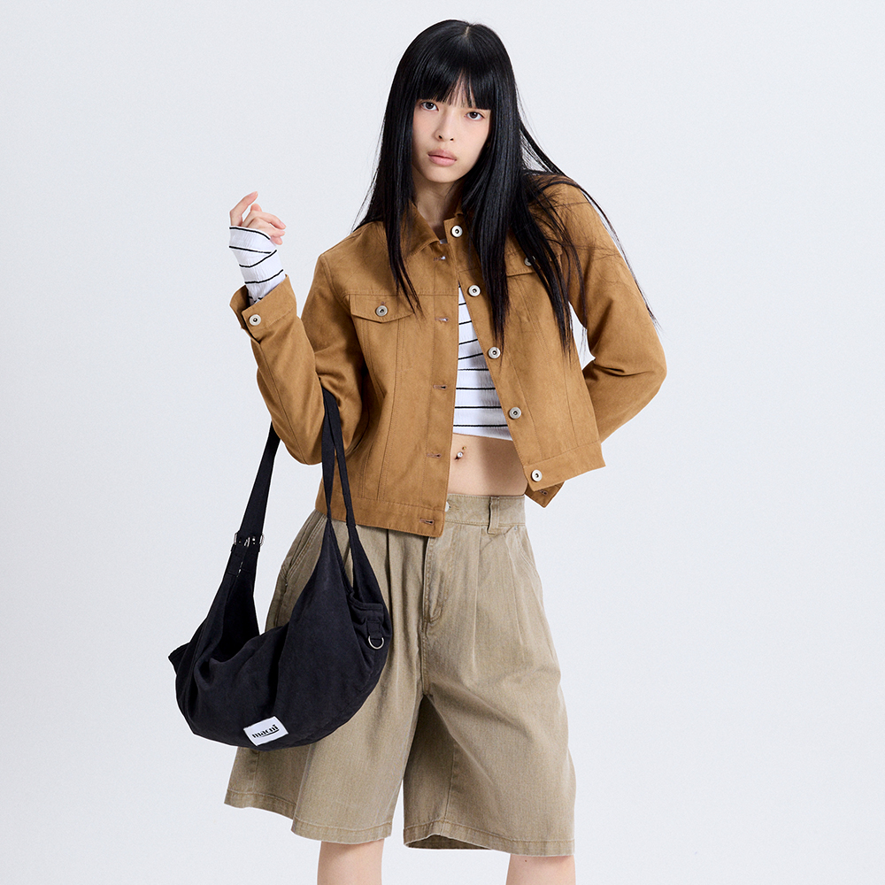 마크니 더블 스트랩 숄더백 블랙(MACNI Double Strap Shoulder Bag Black) - 3