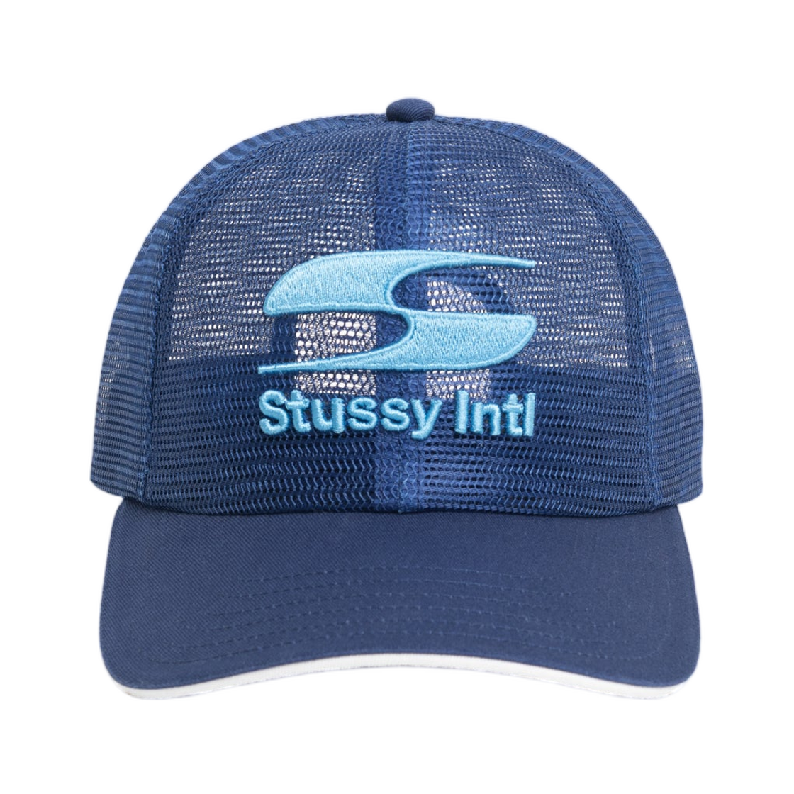 1311203 Stussy Mid-Depth Moto S Mesh Trucker Navy