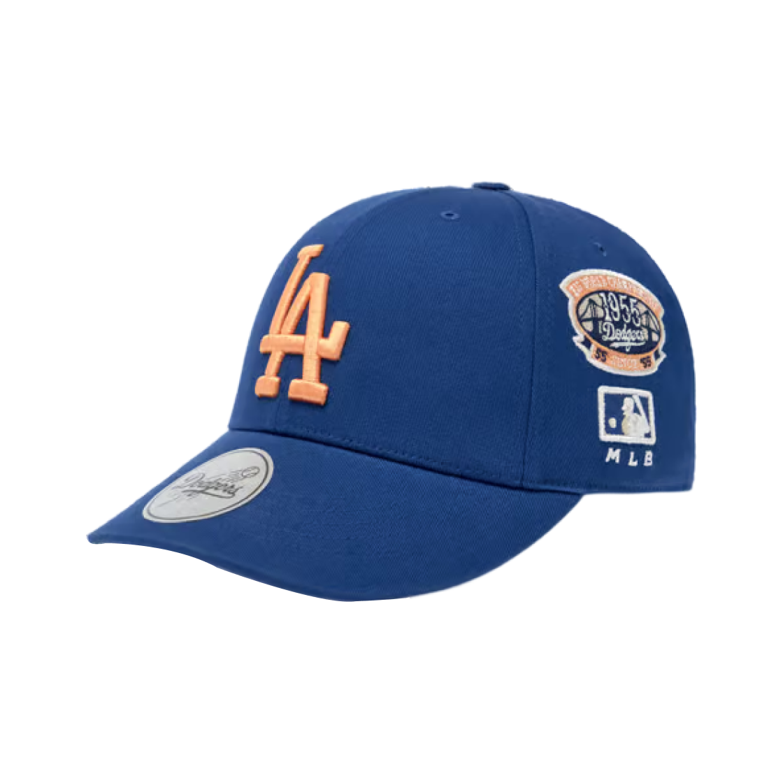 MLB 시그니처 올오버 패치 스트럭쳐 볼캡 LA다저스 블루(MLB Signature All-over Patch Structured Ball Cap LA Dodgers Blue) - 1