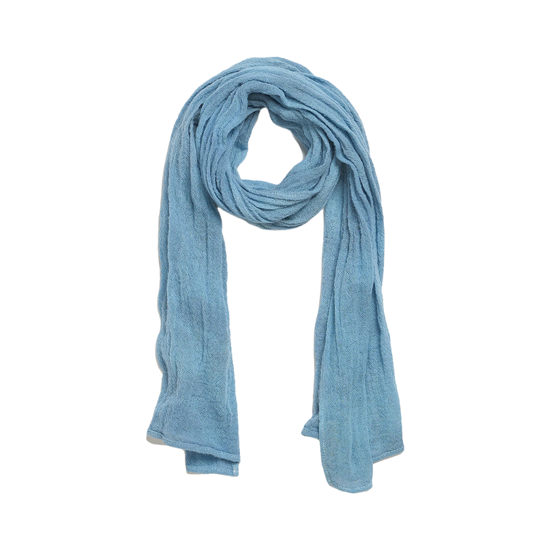 선데이세레머니 로우 내추럴 스카프 - 인디고 다이드(Sunday Ceremony Raw Natural Scarf - Indigo Dyed) - 2