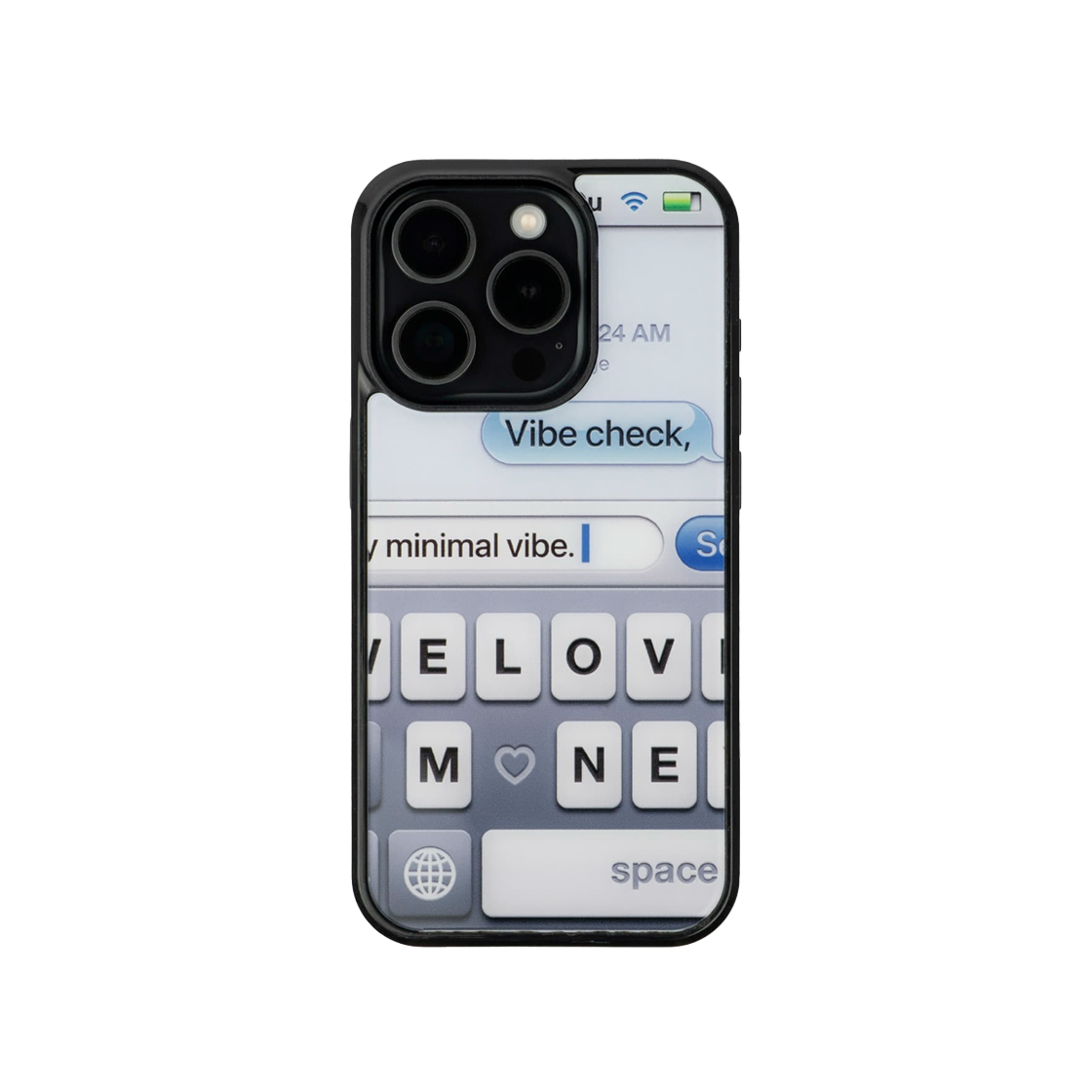 8800231102077 Duitproject Message Case Epoxy Case Black (DC019)