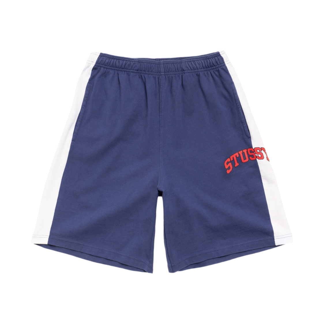 스투시 스트라이프 저지 쇼츠 블루(Stussy Stripe Jersey Short Blue) - 1